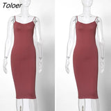 Seamless Nude Slip Dress 2023 Summer Women Adjustable Strap Sexy Vestidos Stretchy Bodycon Slim Midi Dress