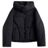 2022 Winter Women Down Parkas Loose Jackets Oversized Hooded Thicken Warm Padded Coat Female Winter Outwear Jacket