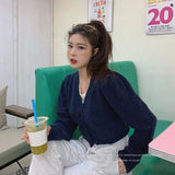 Pink Cardigans Sweater Korean Loose Single Breasted Knit Cardigan Knitwear Winter Jacket Coat