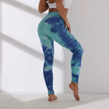 Up Leggings Women Tie-dye Legins Fitness High Waist Anti Cellulite Leggins Workout Sexy Jeggings 2020 New