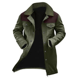 Autumn And Winter Men's Coat Velvet Jacket Multi-Pocket Coat 11-Colored