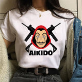 The House of Paper T Shirt New Money Heist Women La Casa De Papel Tshirt Funny Top Tee Fashion Female Clothes