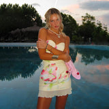 Spring 2025 New Dress Mori Style Temperament Casual Print Braided Kitty