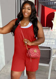 Sleeveless O-Neck Loose Fitting Casual