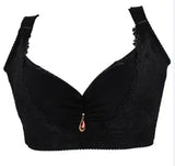 Sexy women bra,plus size D E cup push up bra brassiere,side adjustment underwear 85 90 95 100