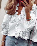 Spring And Summer New Long-Sleeved Leafed