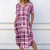 Floral Print Bohemian Beach Dress 2020 Summer Women Dress Ruffles Casual Short Sleeve V-Neck Wrap Party Dresses