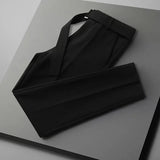 Trousers Men's Spring And Summer Nine-Point Trousers Men's Business Nine-Point Trousers Casual Is Decorating Straight Pants