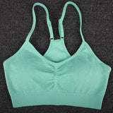 Women Bralette Tops Fitness Bras for Women Solid Tight Push Up Bra Bralettees Adjustable Strap