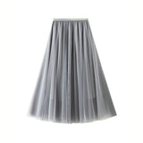 Dress Half-Dress Woman 2025 New Spring And Summer Long Dress Long-Term Long-Singlin Long-Singed-Long-Shaped High-Waisted Skirt Ponyy Ffy Skirt