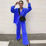 2 Piece Set Women Long Sleeve Tracksuit Sport Jogger Wear Femme Long Sleeve Loose Tops and Pants Spring Outfits 2023-Outfit