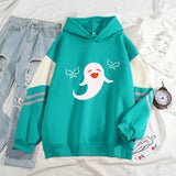 Women's Clothing 2025 Autumn And Winter Original God Walnut New Print Color Hoodie Long-Sleeved