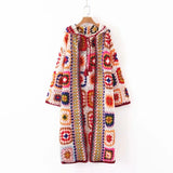 new fashion pure handmade knitted winter sweater coat patchwork open stitch long sleeve high quality autumn