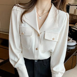 Sleeve Women Blouses Femme Blouse Women Blusas Mujer De Moda 2021 V-Neck Office Chiffon Blouse Shirt Tops Shirts Women