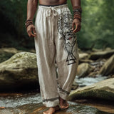 Fashion Loose-Fitting Broad Leg Trousers Digital Print Z A Variety Of Pattern Pattern Spring And