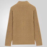 Men's Casual Single-Row Buckle Knitted Sweater Clip Long-Sleeved Sweater Jacket Men's
