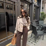 2025 Autumn New Women's Design With A Windbreaker Short Jacket
