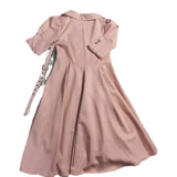 Toloer 2023 New Women's Jacket Lapel Pleated Belt Temperament Commuter