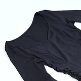 Autumn New Fashion Temperament Slim Dress Adams Bat Sleeve Fishtail Dress-Outfit