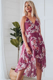 Cutout High-Low Lace Back