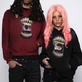 Brand Plus Velvet Double Hat Unique Design Hooded Jacket Autumn And Winter New Men's And Women's Loose Y2K