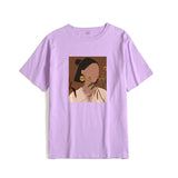 Aesthetic Printed Short Sleeve T Shirts Women 2021 Summer Chic Fashion Loose Tees Gothic Graphic Casual Female