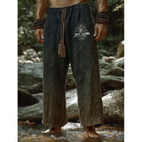 Fashion Loose-Fitting Broad Leg Trousers Digital Print Z A Variety Of Pattern Pattern Spring And