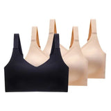 3pcs/set Sexy Seamless Bras For Women Wire Free Active