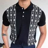 Men's Wear Summer Short-Sleeved Knitwear Collared Casual POLO Shirt Men's