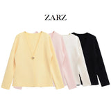 Homemade New Women's Oceaned Smozy Casual Simple Knitted Coat