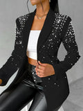New Fashion Casual Beads Small Suit Women's