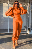 Formal Puff Sleeve Top and Matching Pants 2PC