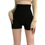 Knitted Safety Pants Women 2025 Spring And Autumn New Inner Warm Abdominal Hips Without Trace Bottom