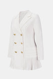 Pleated Mini Blazer