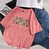 Leopard Print T shirts Women 2019 Spring Summer Hot Tees Casual O-Neck Short Sleeve Harajuku Cool T-shirt Female