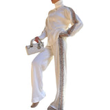 2025 New High-Collar Fashion Niche Set Of Trousers