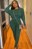 Casual Puff Sleeve Shirt and Pants
