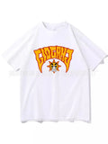 M Printing Summer 2024 New Y2K Harajuku T-Shirt Loose Shirt Short-Sleeved Couple-Outfit