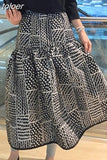 Korean Skirts for Women 2023 Faldas De Mujer Casual Fashion Floral Elegant Jupe High Waist Slim A-line Vintage