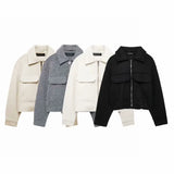 Homemade New Women's Fashion Pearls And Short Jacket Jacket