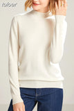 Casual Knitted Sweater Fashion Women Turtleneck Pullover Long Sleeve Jumper Full Femme Winter Clothing Tops Elegant