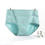 Seamless Panties Women High Waist Cotton Briefs Breathable Cute