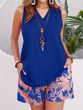 Women's Clothing 2025 Spring And Summer New Two-Set Vest Shorts