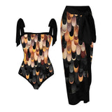 Toloer One-Piece Bikini Suit Women's Bikini Three-Piece