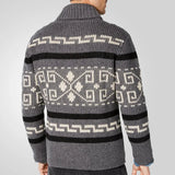 And Winter New Men's Fashion Clip Casual Cardigan Jacket Long-Sleeved Jacket Knitted Sweater