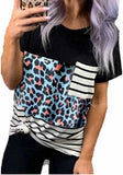 Printed Short Sleeve Round Neck Regular