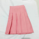 Skirt Women Summer Mini Skirt High Waist Pleated Skirts Black Gothic Sexy Students Clothes for Sweet Girls JK