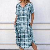 Floral Print Bohemian Beach Dress 2020 Summer Women Dress Ruffles Casual Short Sleeve V-Neck Wrap Party Dresses