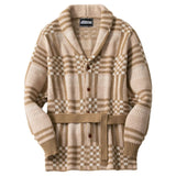 Men's Vintage Knit Dresses Classic Lattice Jackcase Sweater Sweater