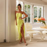 Women's Clothing 2026 Summer Women's New Fashion Sexy Slings Open Wood Ear Temperament